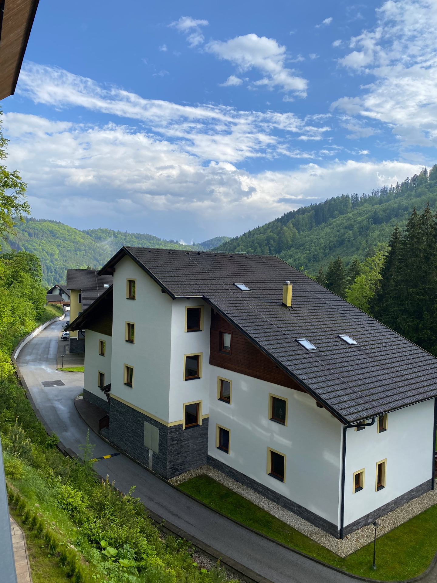 Pohľad z lodgie apartmánu